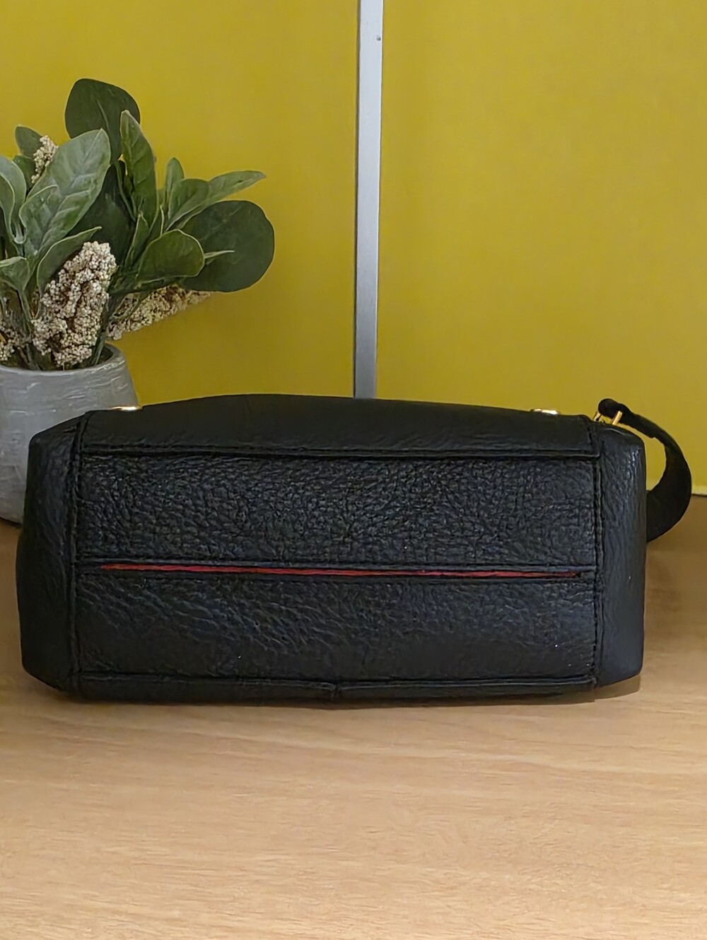 Hammitt Black Leather MD Bryant Bag with Gold Hardware - Picture 7 of 8
